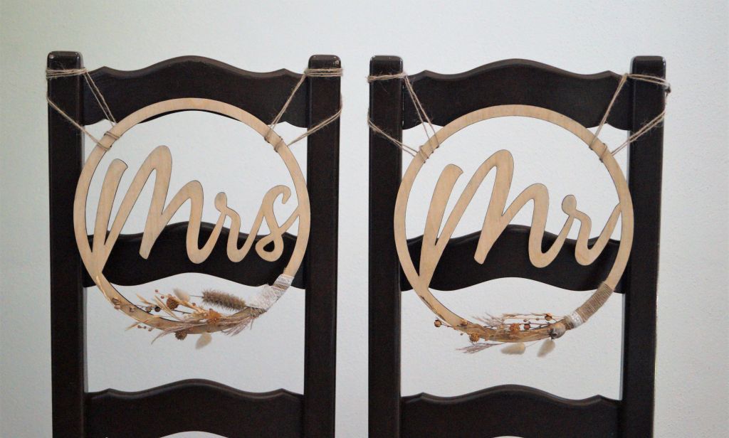 Brautpaarschild
