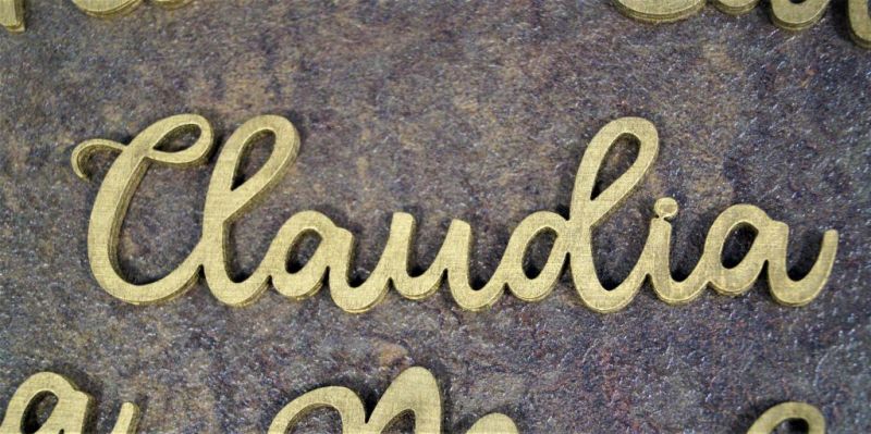 Namensschild Platzkarte